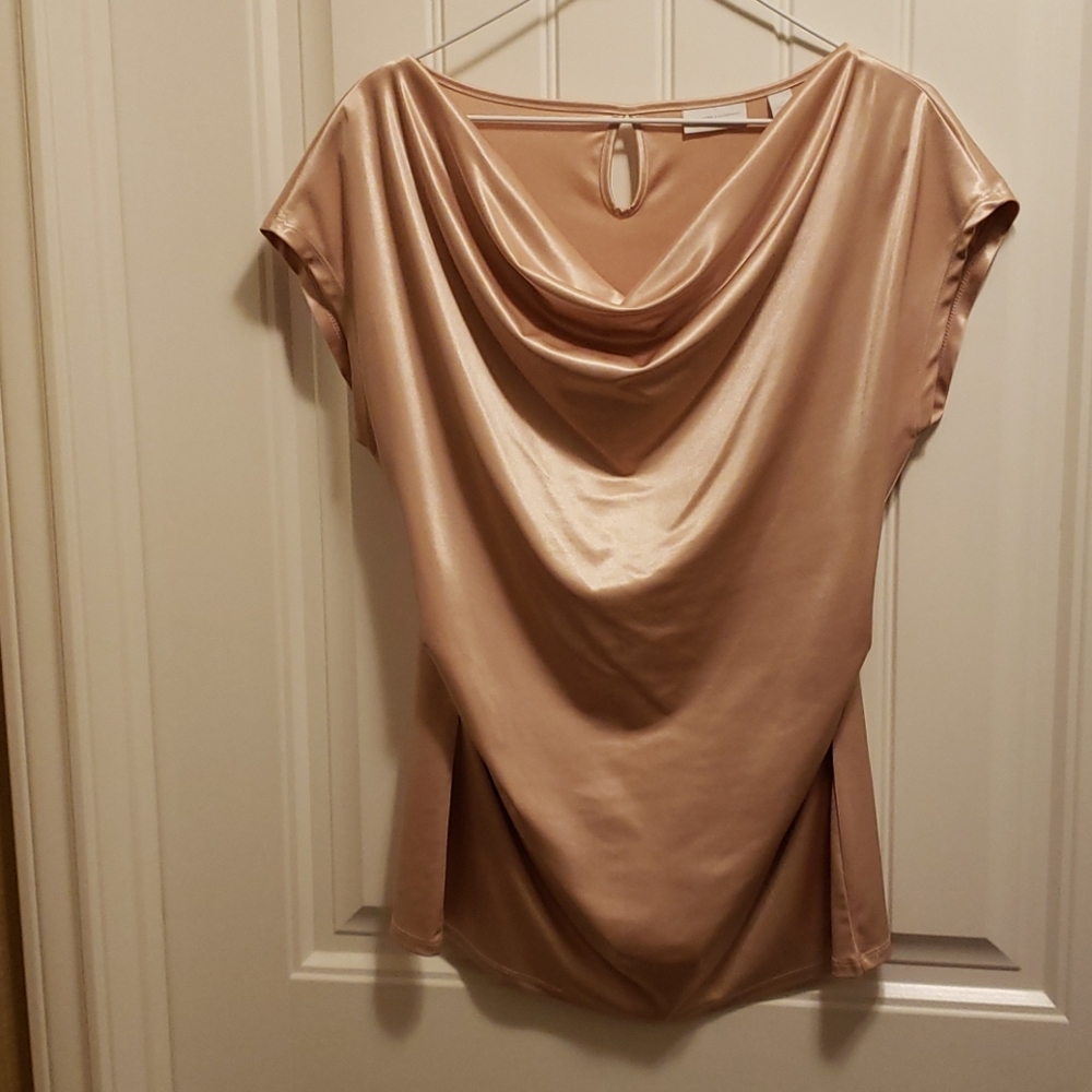 New York & Company draped shirt - Large